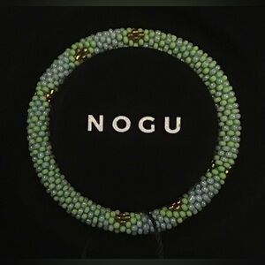 💚🤎 NOGU Green, Gold Himalayan Bracelet 🤎💚